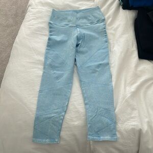 NUX light blue shapeshifter leggings